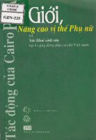 Giới, Nâng cao vị thế phụ nữ và Sức khỏe sinh sản tại 4 công đồng dân cư của Việt Nam